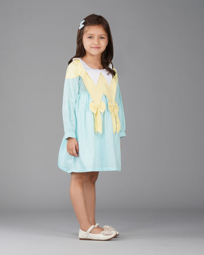 Girls Little Cinderella Bow Dress