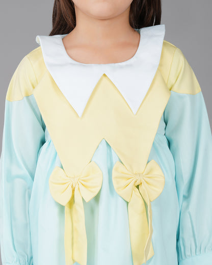 Girls Little Cinderella Bow Dress