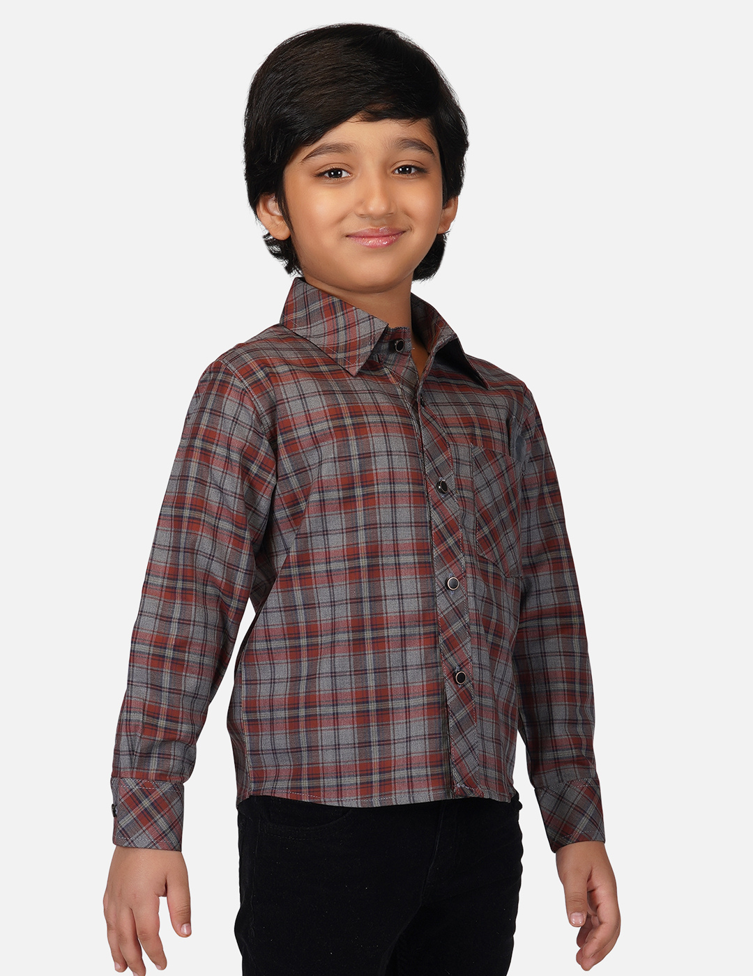 Corduroy heart Pocket Shirt