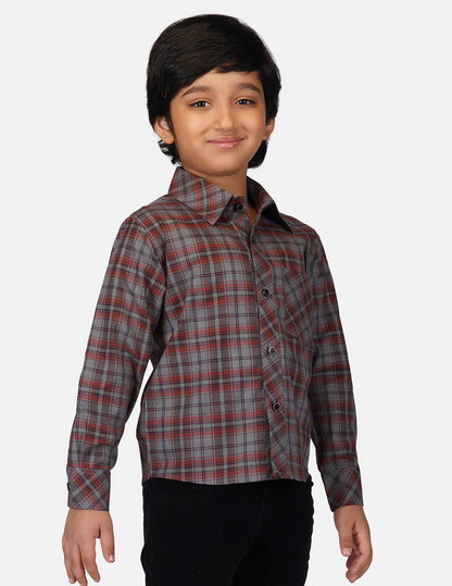 Corduroy heart Pocket Shirt