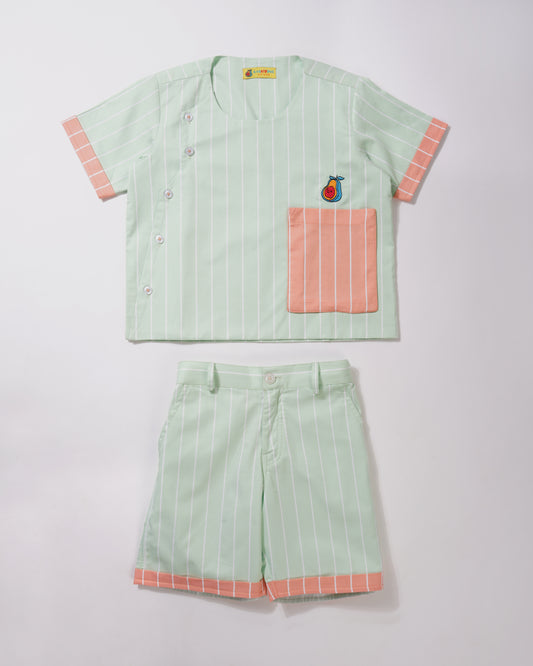 Boys Mama's boy Styled front relaxed fit co-ord set