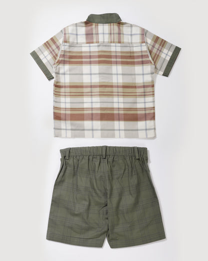 Boys Avocado Comfort Fit Co-ord Set