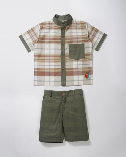 Boys Avocado Comfort Fit Co-ord Set