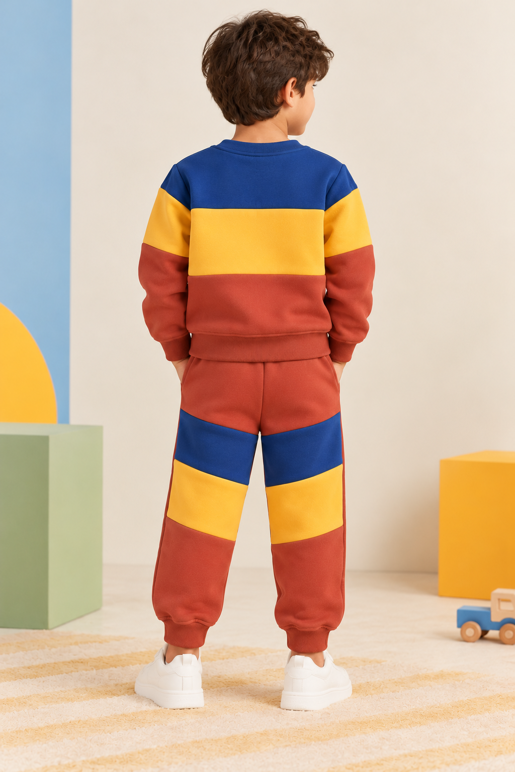 Unisex Colorblocked Ted Joggers