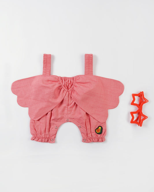 I Got Wings to Fly Baby Girl Romper