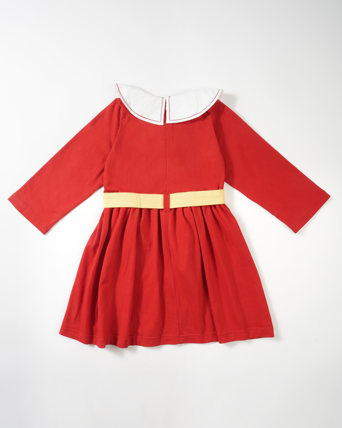 Girls Belted Knot Dress