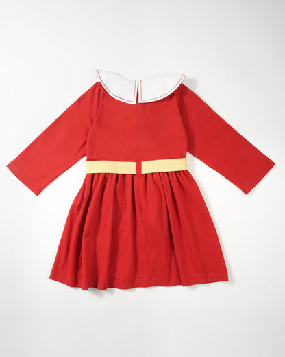 Girls Belted Knot Dress