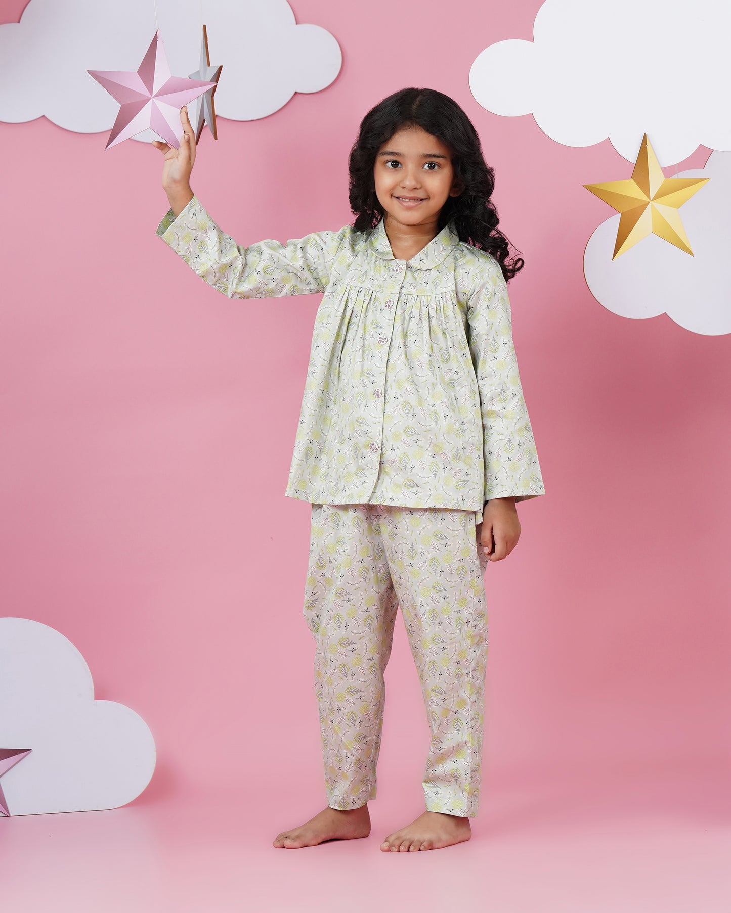 Avokiddos Girls in the Garden breezy lounge set