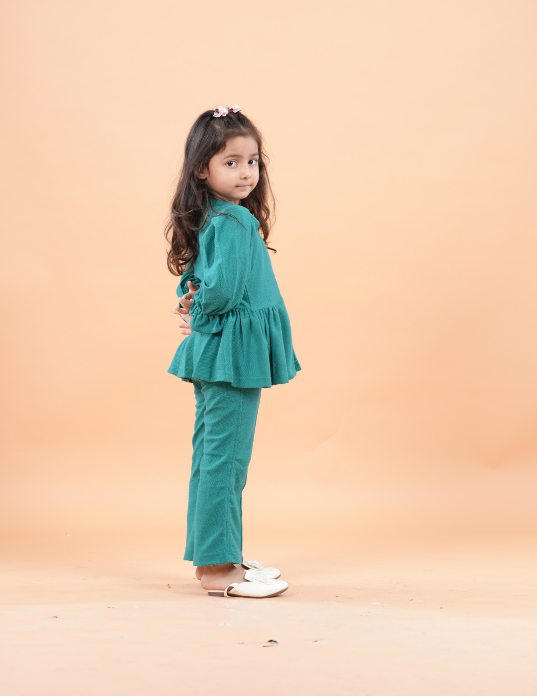 Girls Peplum Co-ord Set