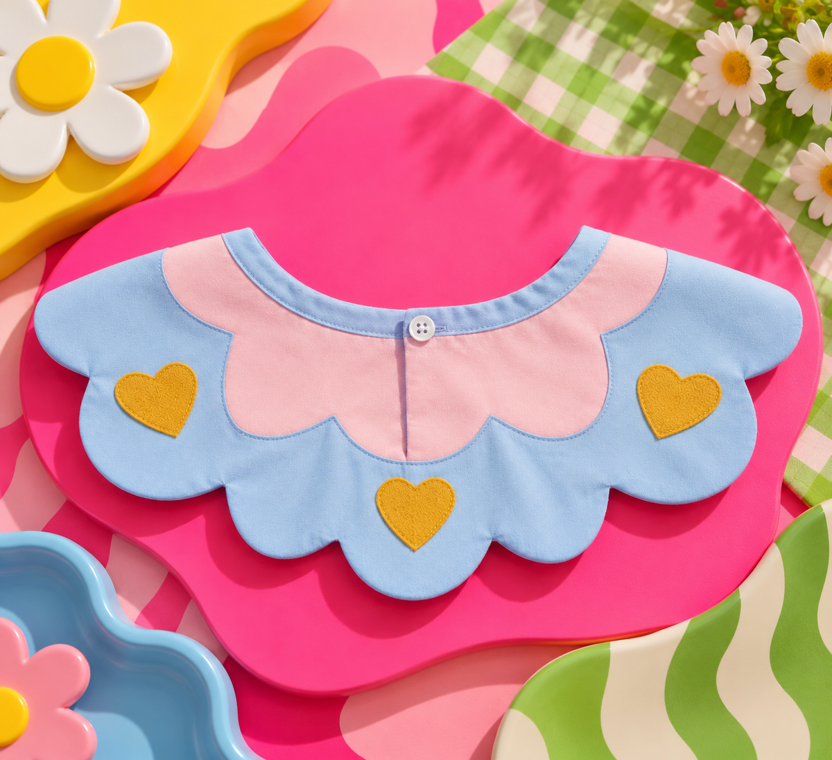 Heart and Scallop Collar