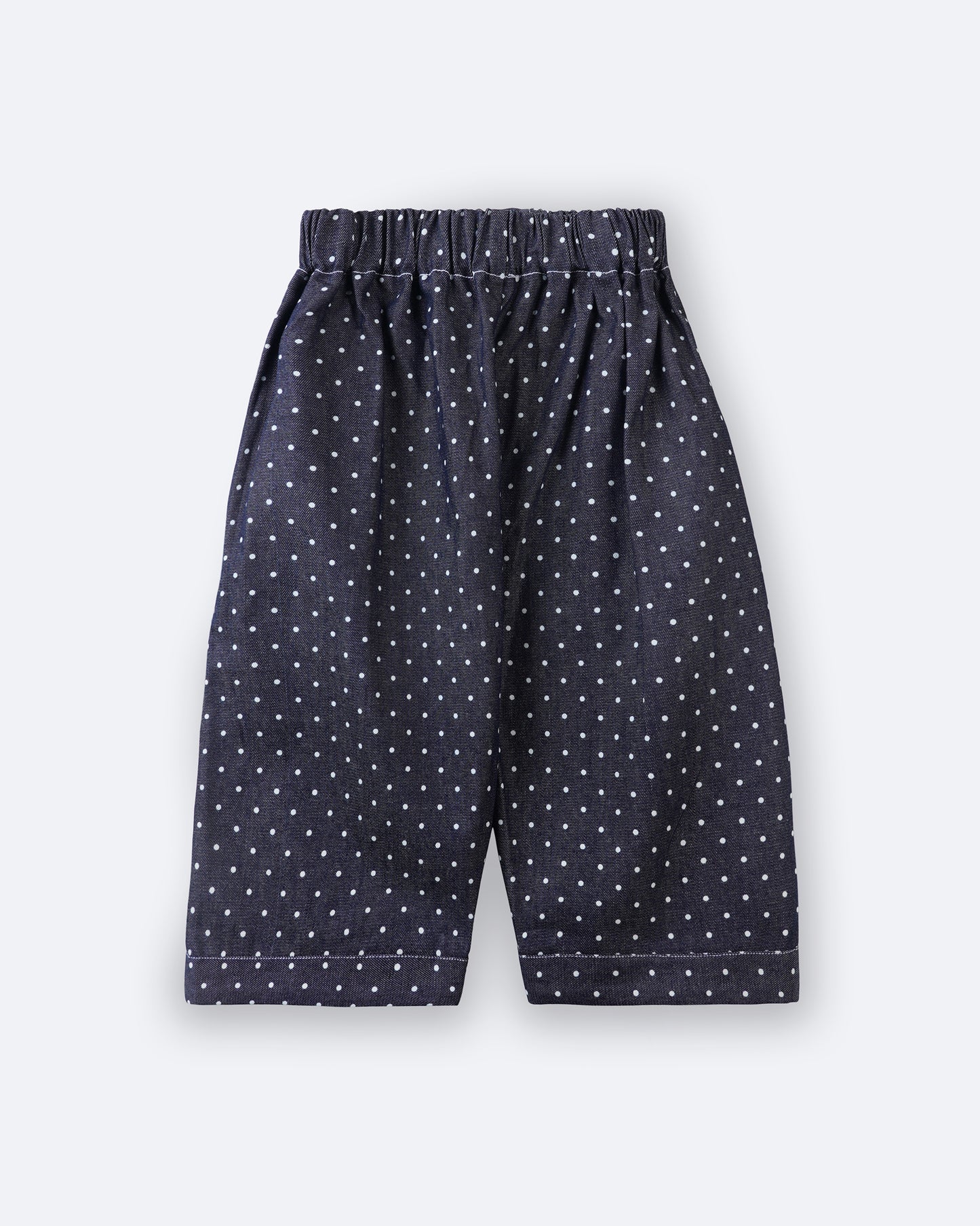 Girls Dotted Denim Pants