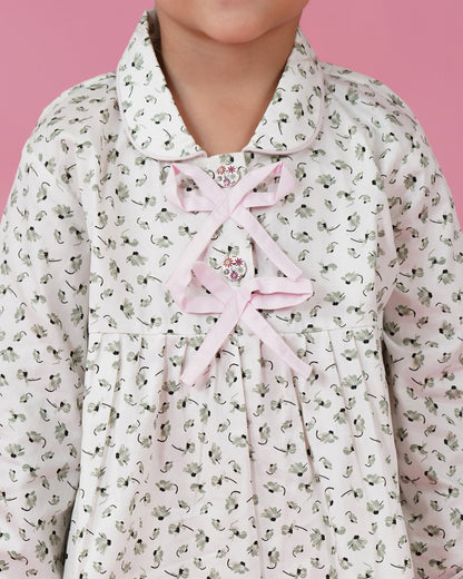 Avokiddos Girls Bows Everywhere lounge set