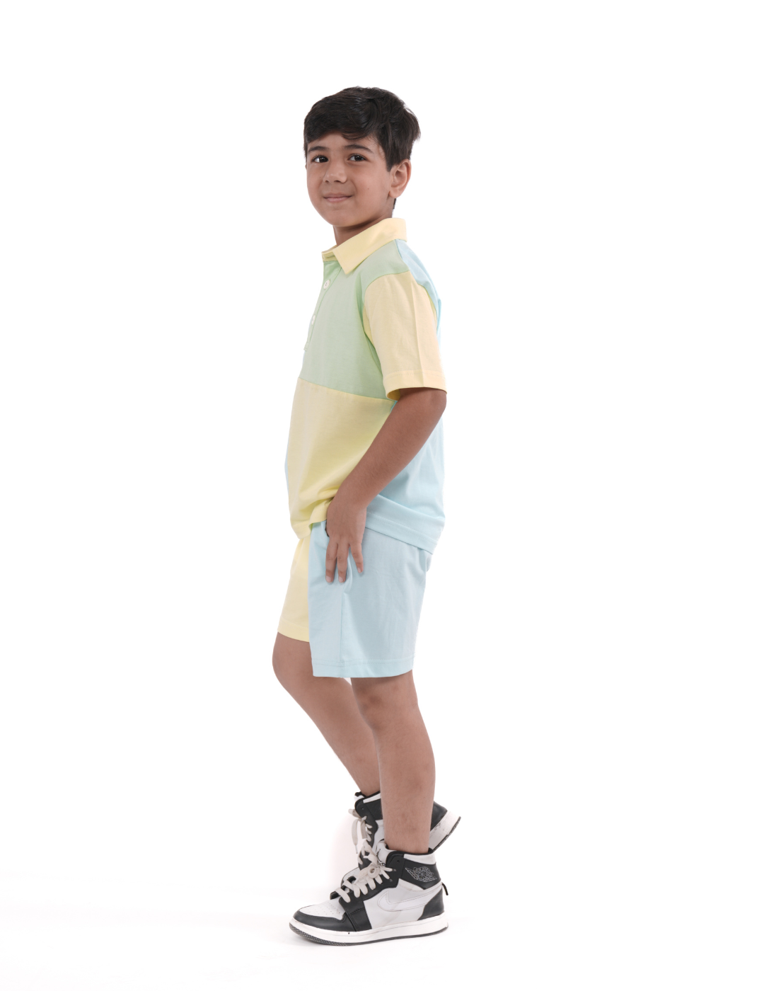 Boys Colorblocked Co-ord Set