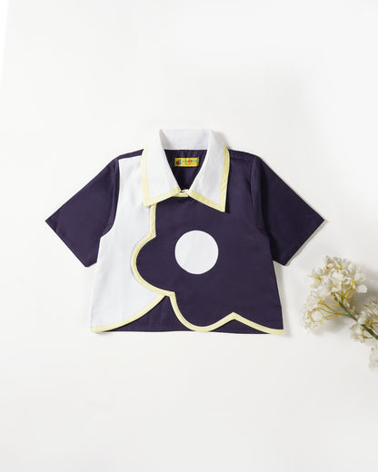 Girls K-Pop Of Flowers Co-ord Set