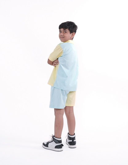 Boys Colorblocked Co-ord Set