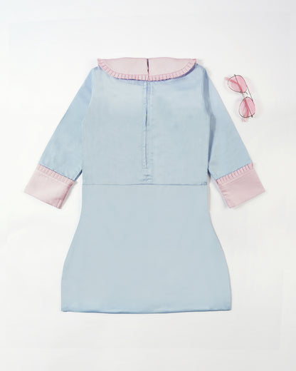 Girls Kitty Ear Pocket Dress