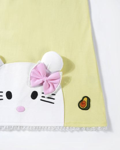 Sweet Kitten Relaxed Skater Dress x Octo Pop Combo