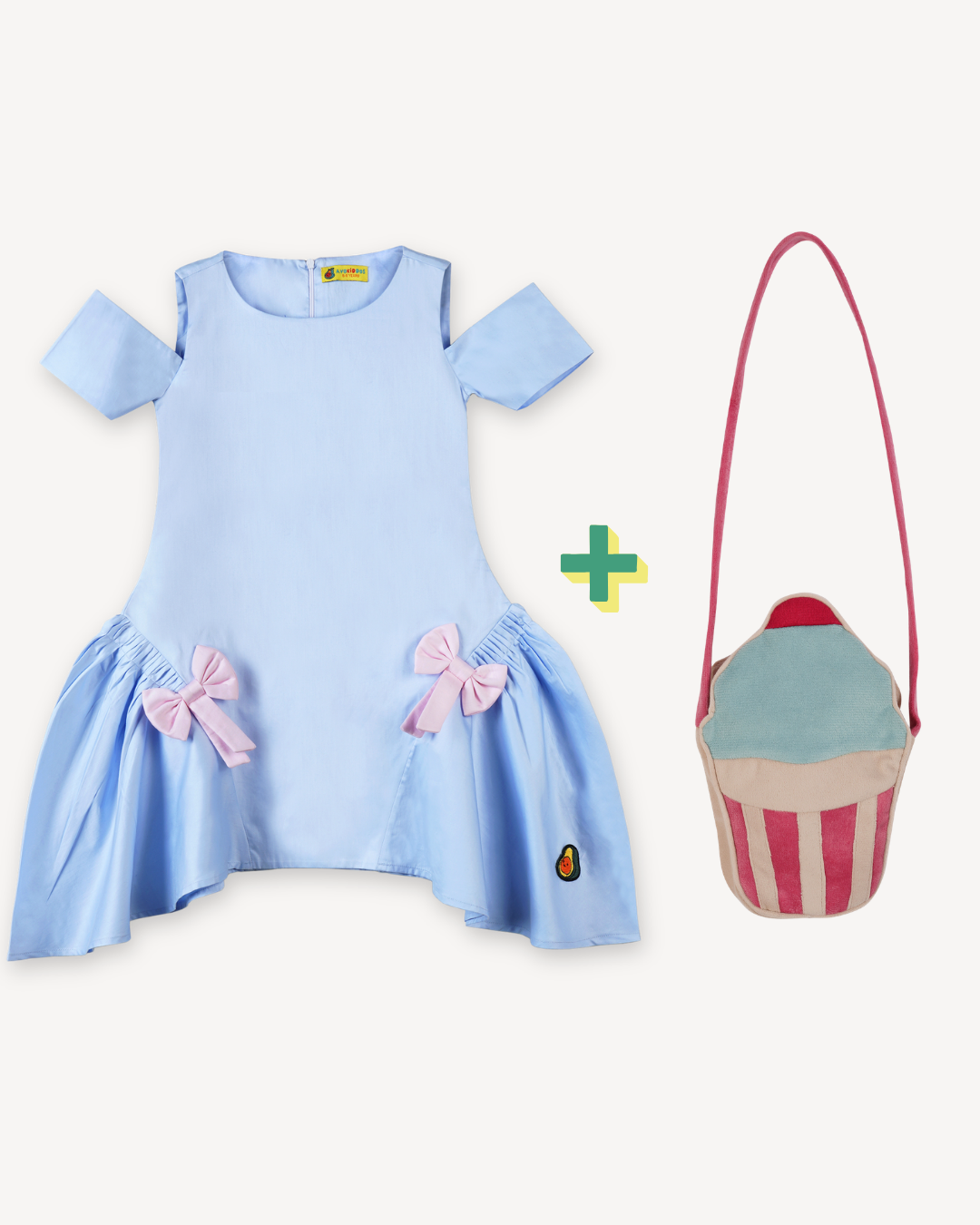 Girls Blush Berry Cupcake Combo
