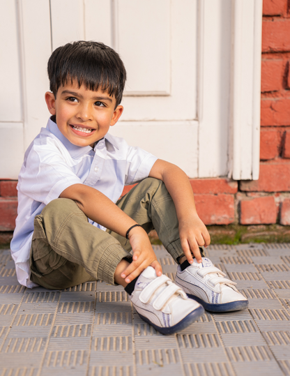 Boys Short Sleeved Color Blocked shirt