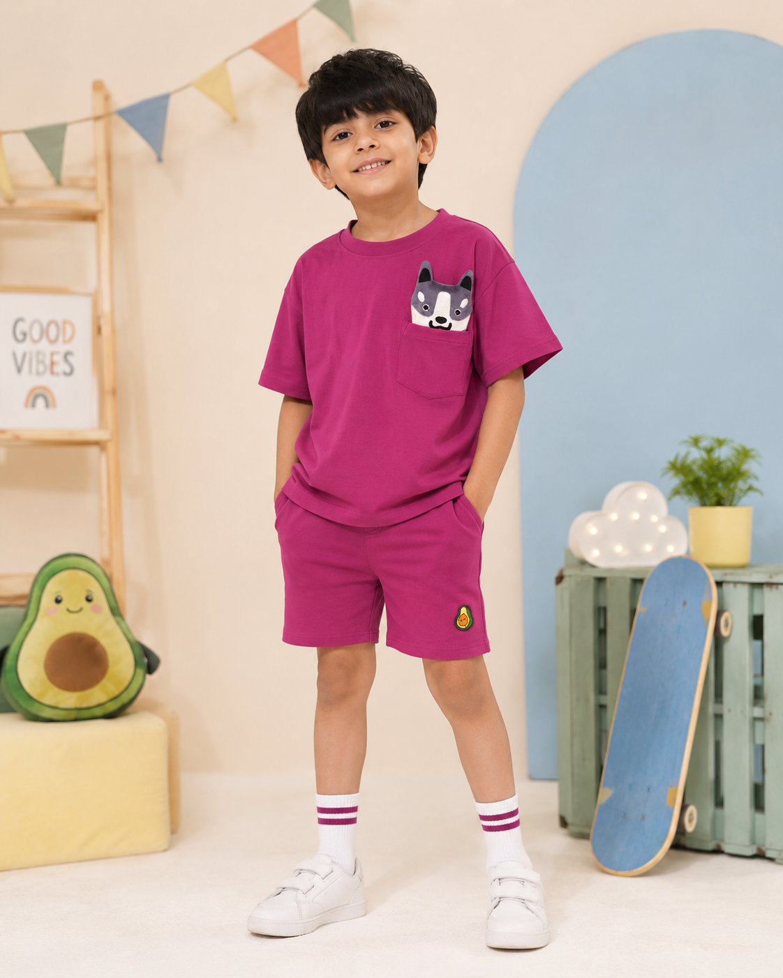 Unisex Peek-a-woof co-ord set
