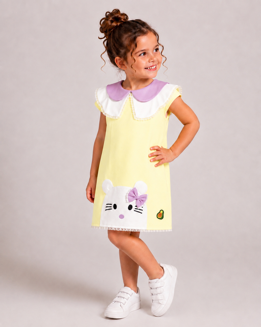 Sweet Kitten Relaxed Skater Dress