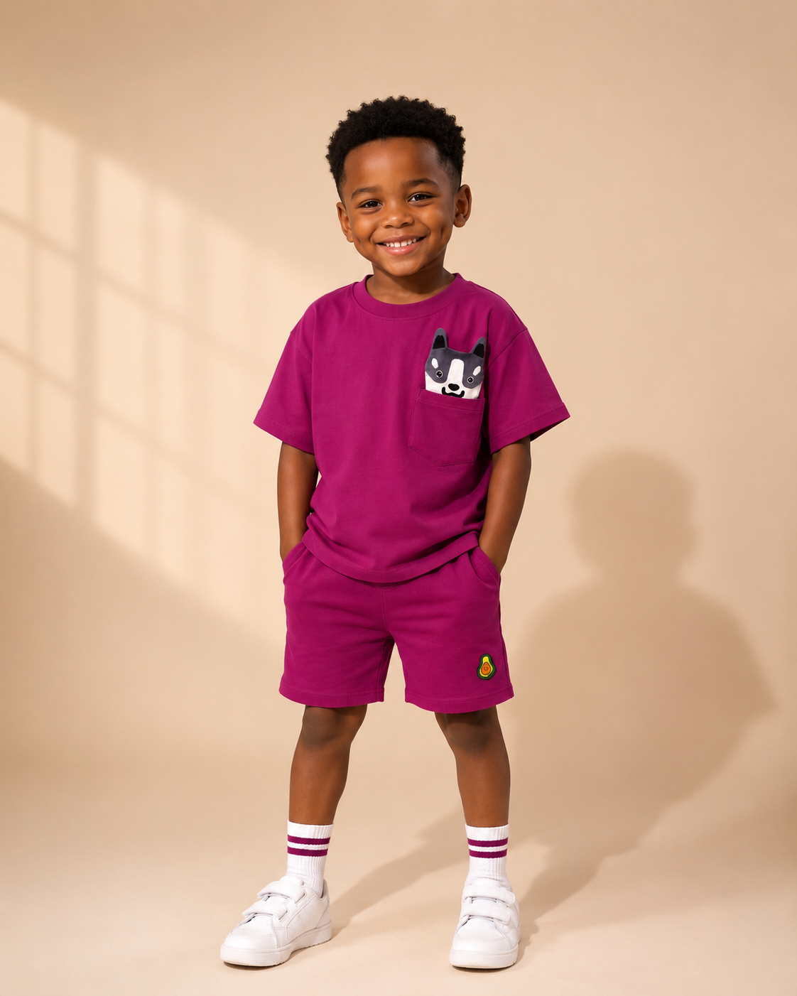 Unisex Peek-a-woof co-ord set