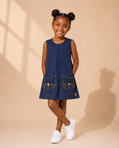 Kitty Panel Detail Dress