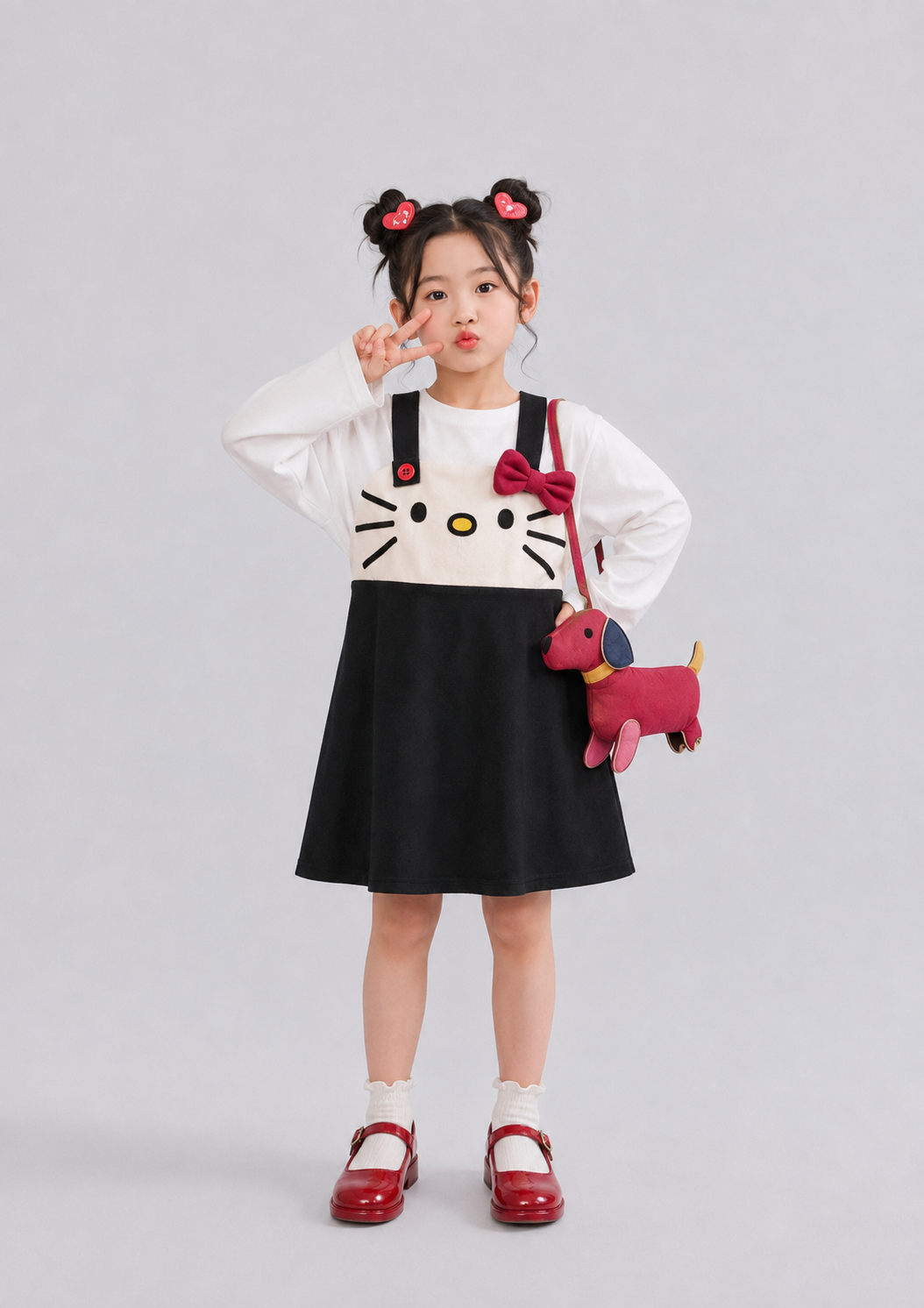 Girls Whisker Twinkle Pinafore Dress