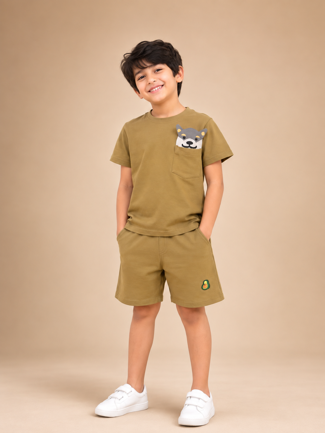 Unisex Peek-a-wolfie co-ord set