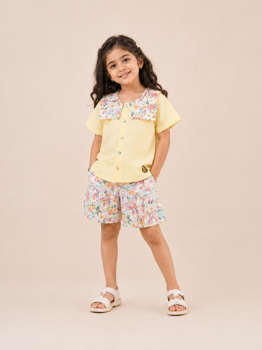 Garden Picnic Shorts Set