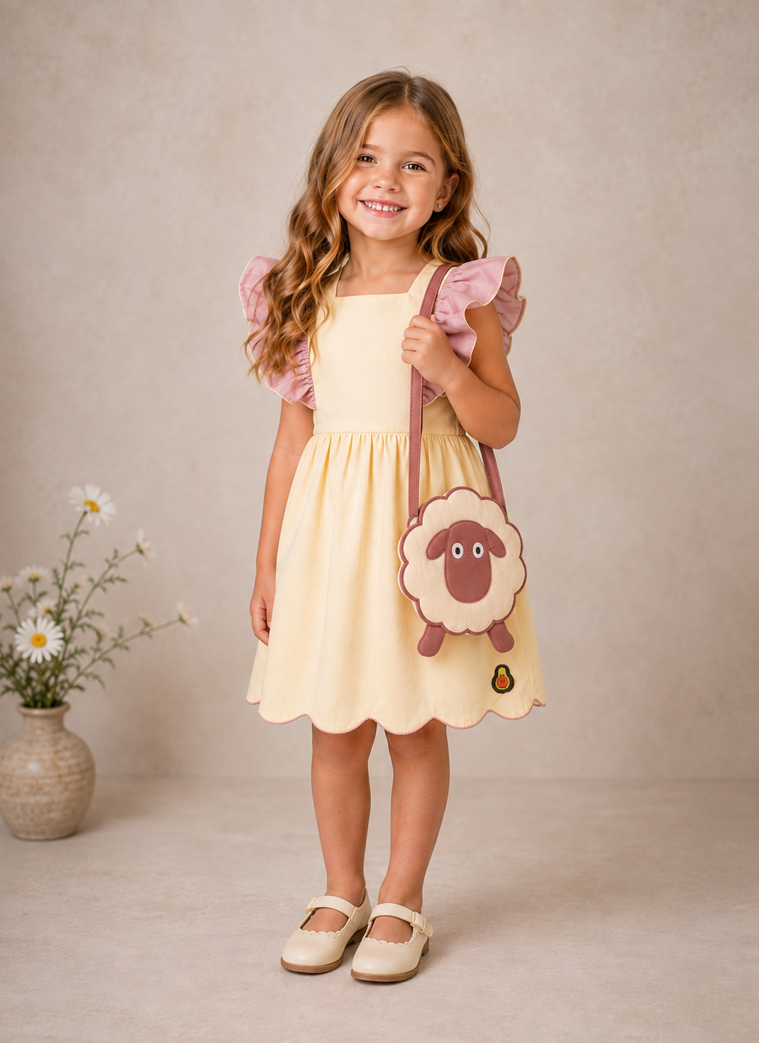 Girls Back Fly on the Wall Dress