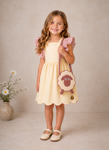 Girls Back Fly on the Wall Dress