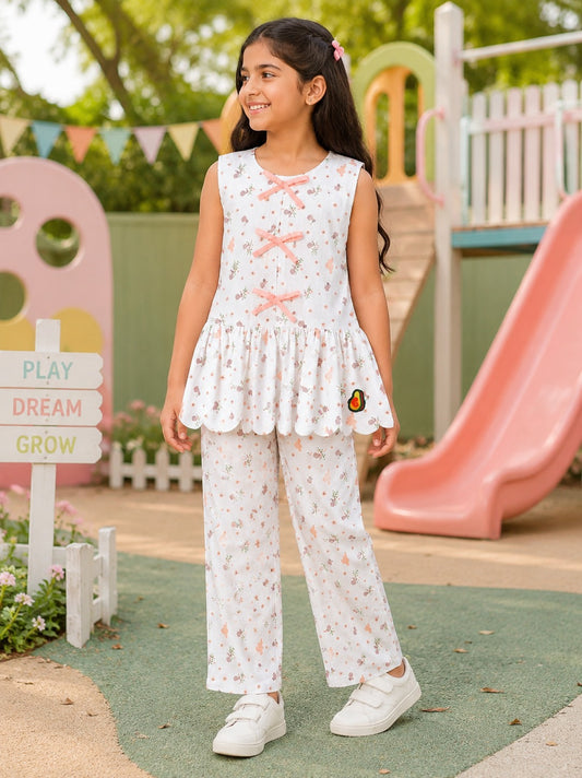 Spring Blossom Muslin Co-ord Set