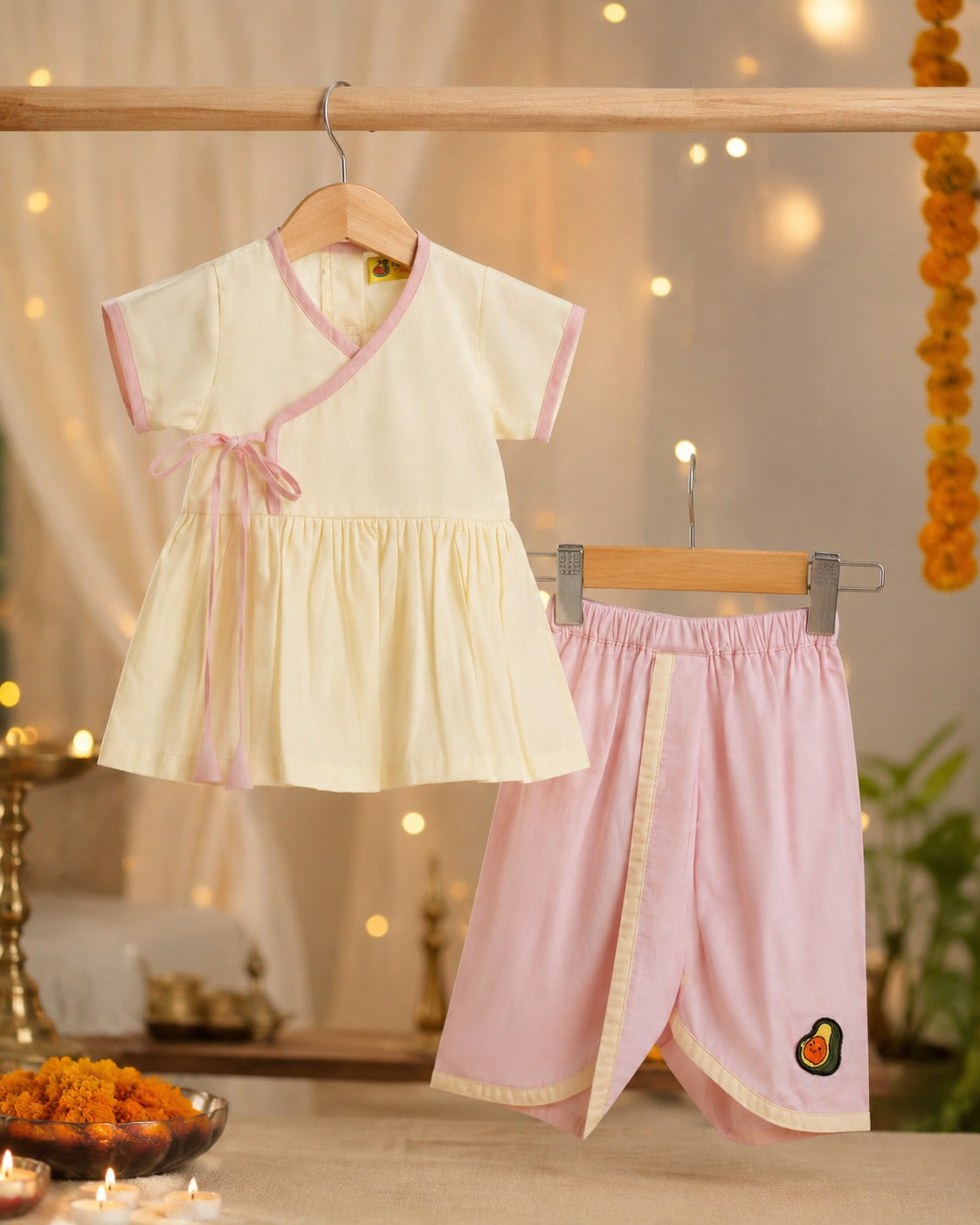 Baby Grace Dhoti Coord Set