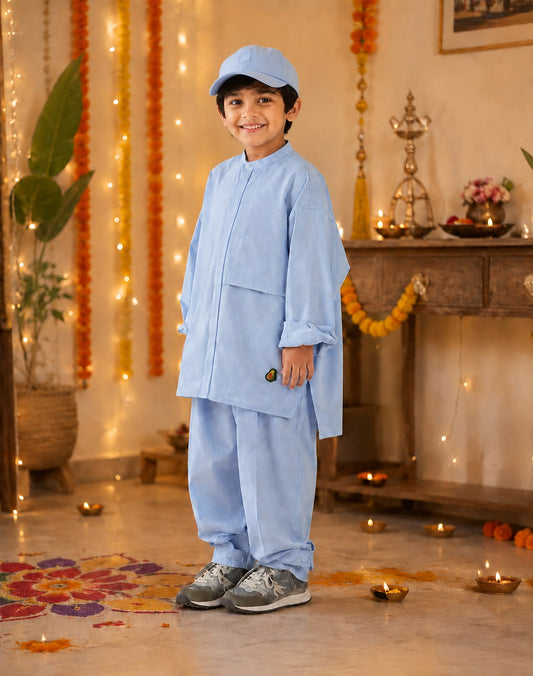 Bamboo Cotton Cloud Comfort Kurta Set