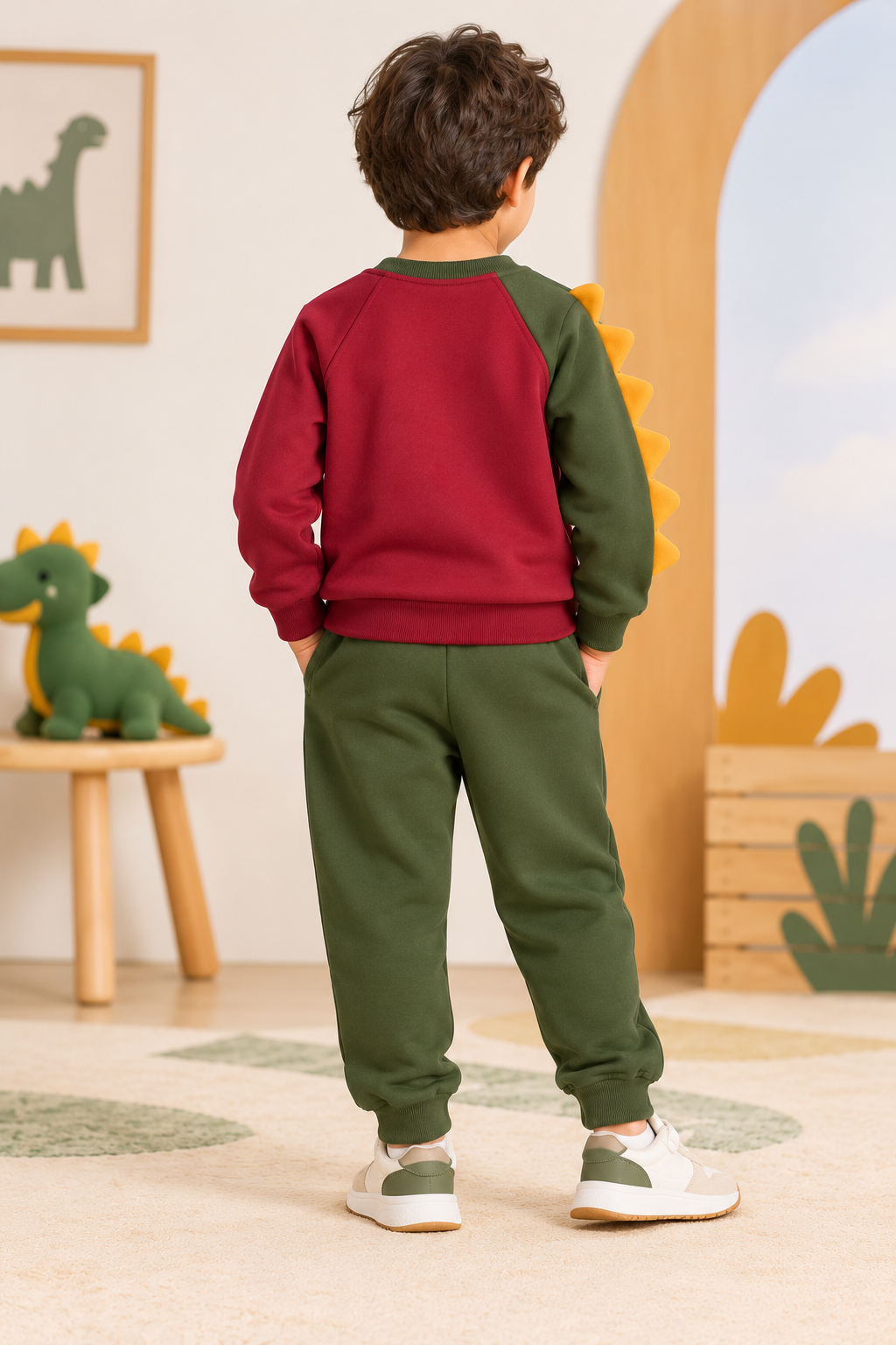 Unisex Colorblocked Later Alligator Sweatshirt