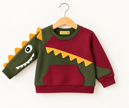 Unisex Colorblocked Later Alligator Sweatshirt