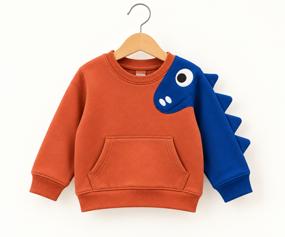 Unisex Colorblocked T-Rex Sweatshirt