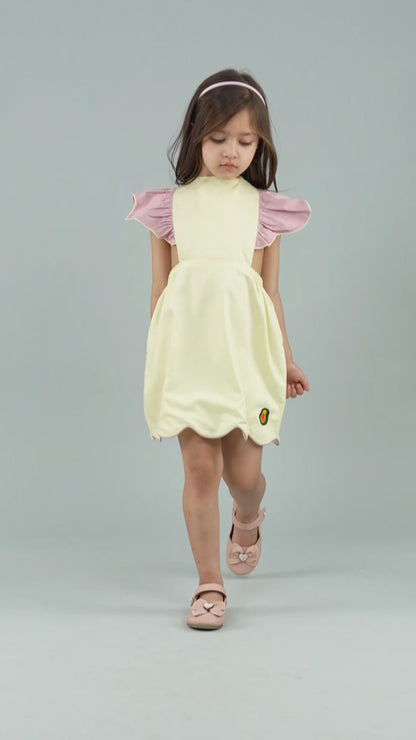 Girls Back Fly on the Wall Dress